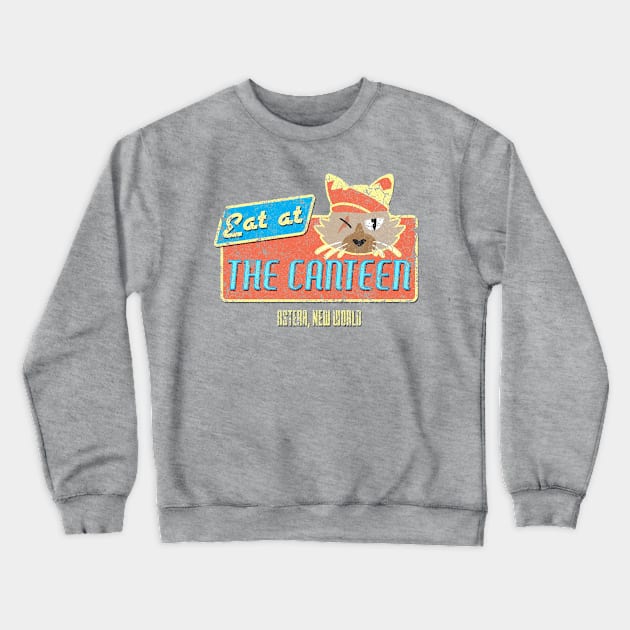 Eat at The Canteen Crewneck Sweatshirt by CCDesign